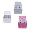 10pcs Eyelash Grafting Stand False Lash Display Board Organizer Storage Case Marble