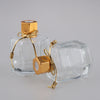 2Pcs 100ml Fragrance Glass Diffuser Bottles for DIY Craft Reed Essential Oil Golden