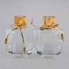 2Pcs 100ml Fragrance Glass Diffuser Bottles for DIY Craft Reed Essential Oil Golden