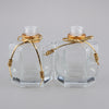 2Pcs 100ml Fragrance Glass Diffuser Bottles for DIY Craft Reed Essential Oil Golden