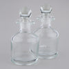 2Pcs Empty Fragrance Glass Diffuser Bottles Jars for DIY Essential Oil Scent 130ml