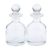 2Pcs Empty Fragrance Glass Diffuser Bottles Jars for DIY Essential Oil Scent 130ml