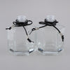 2Pcs 100ml Fragrance Glass Diffuser Bottles for DIY Craft Reed Essential Oil Black