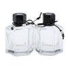 2Pcs 100ml Fragrance Glass Diffuser Bottles for DIY Craft Reed Essential Oil Black