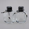 2Pcs 100ml Fragrance Glass Diffuser Bottles for DIY Craft Reed Essential Oil Black