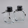 2Pcs 100ml Fragrance Glass Diffuser Bottles for DIY Craft Reed Essential Oil Black