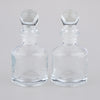 2Pcs Empty Fragrance Glass Diffuser Bottles Jars for DIY Essential Oil Scent 50ml