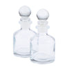 2Pcs Empty Fragrance Glass Diffuser Bottles Jars for DIY Essential Oil Scent 50ml