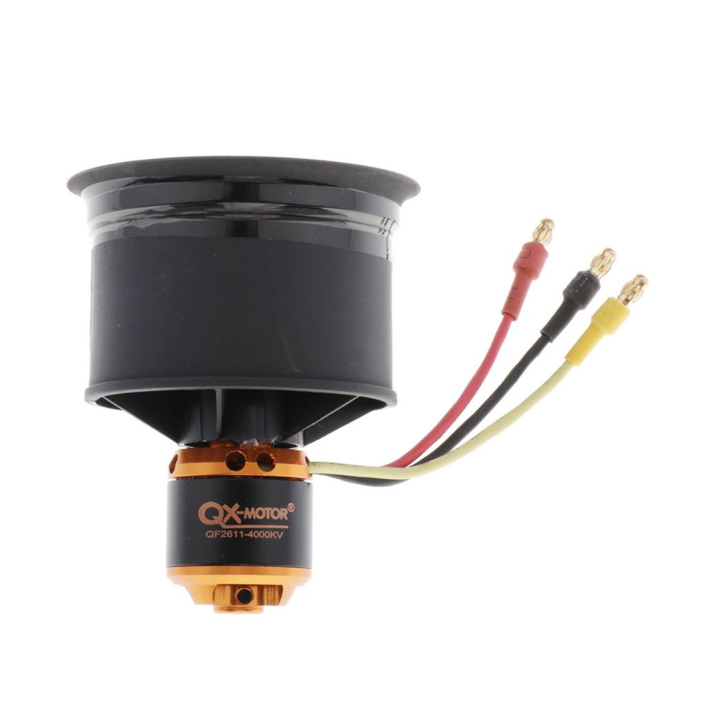 5-Blade 50mm Duct Fan Brushless Motor for RC EDF Jet AirPlane 4000KV(CCW)