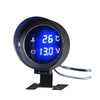 DC 12V/24V Car LCD Digital Voltmeter Water Temp Gauge Meter with Sensor 21mm