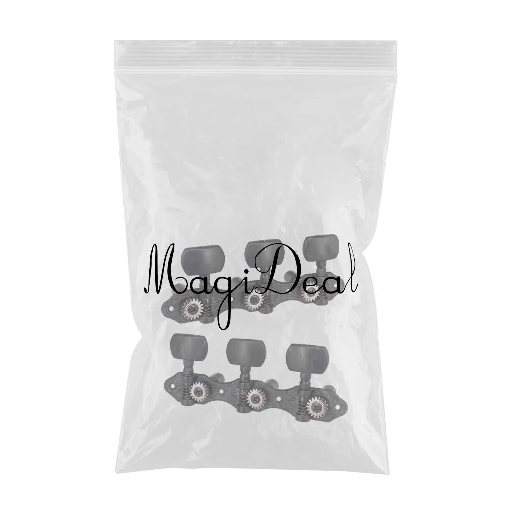 2 Pieces Guitar String Buttons Tuners Acoustic Electric Guitar Parts 3L3R