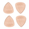 4 Pieces Wood Acoustic Guitar Pick Plectrum Heart Shape Picks