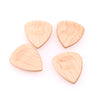 4 Pieces Wood Acoustic Guitar Pick Plectrum Heart Shape Picks