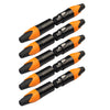 5 Pairs 3 Pin XLR Connector Male and Female Microphone Mic Cable Adapter Orange