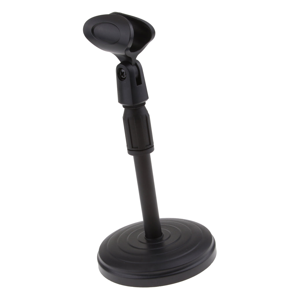 Desk Microphone Stand 02 Plastic Base (Adjustable)