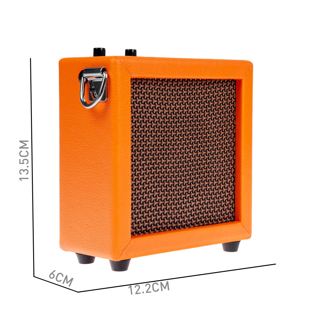 Mini 3W Guitar Amp Amplifier Speaker Orange