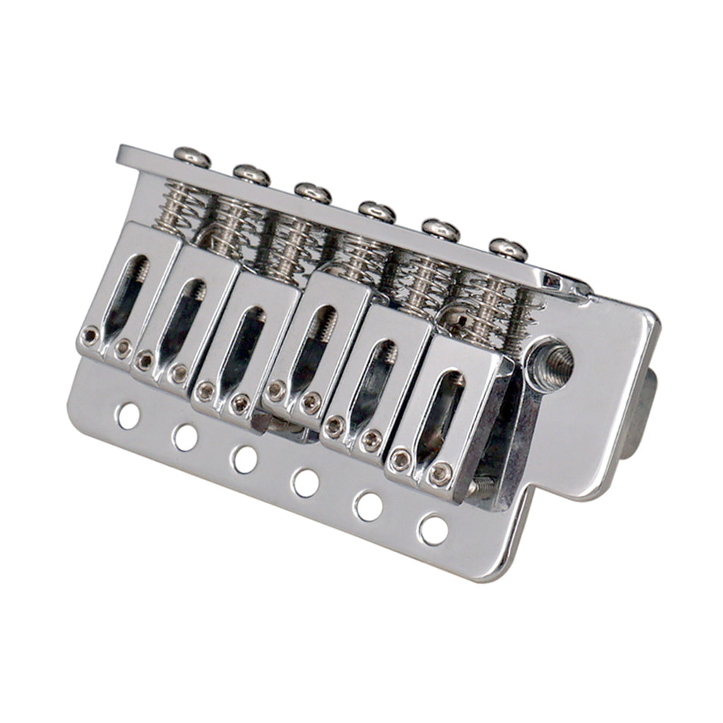 Silver 6 String Left Handed Guitar Tremolo Bridge Assembly for ST SQ Guitar