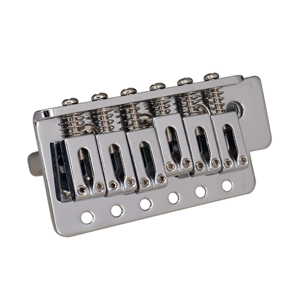 Silver 6 String Left Handed Guitar Tremolo Bridge Assembly for ST SQ Guitar