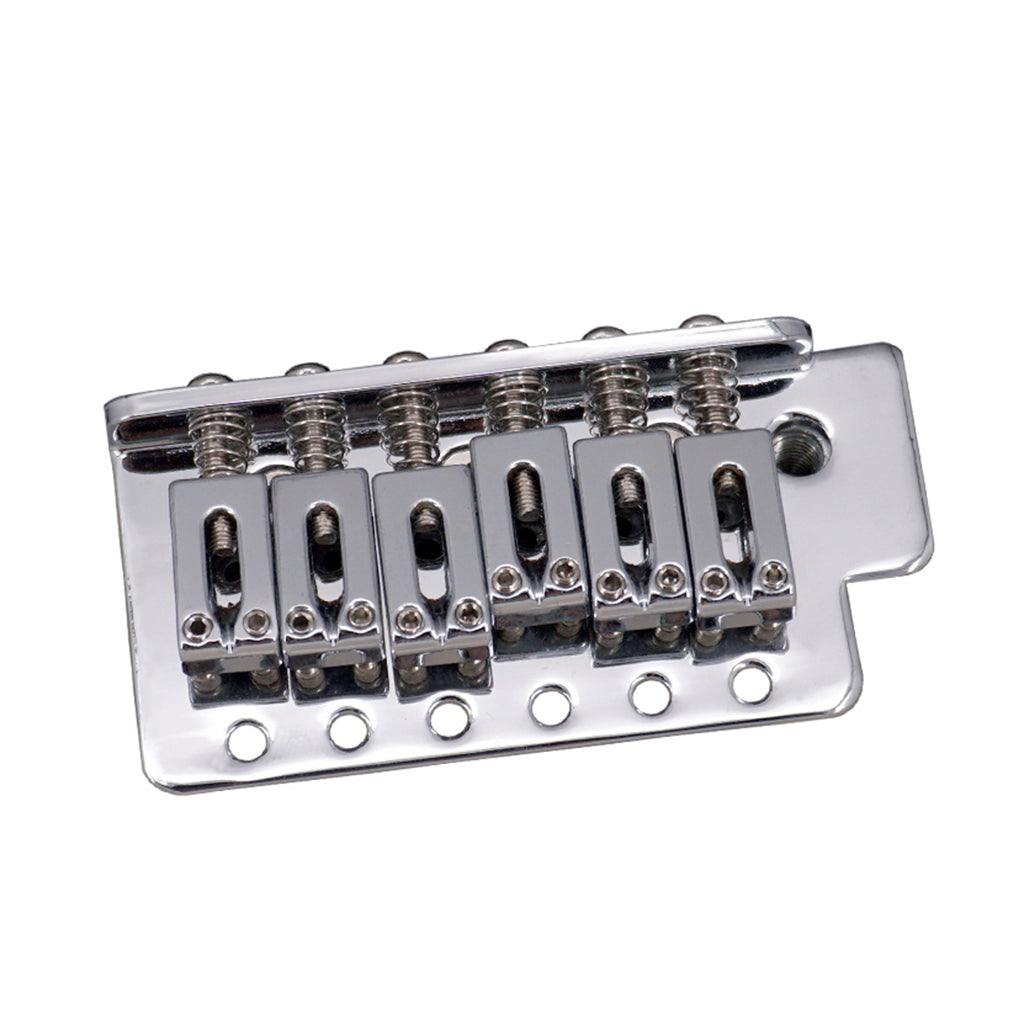 Silver 6 String Left Handed Guitar Tremolo Bridge Assembly for ST SQ Guitar