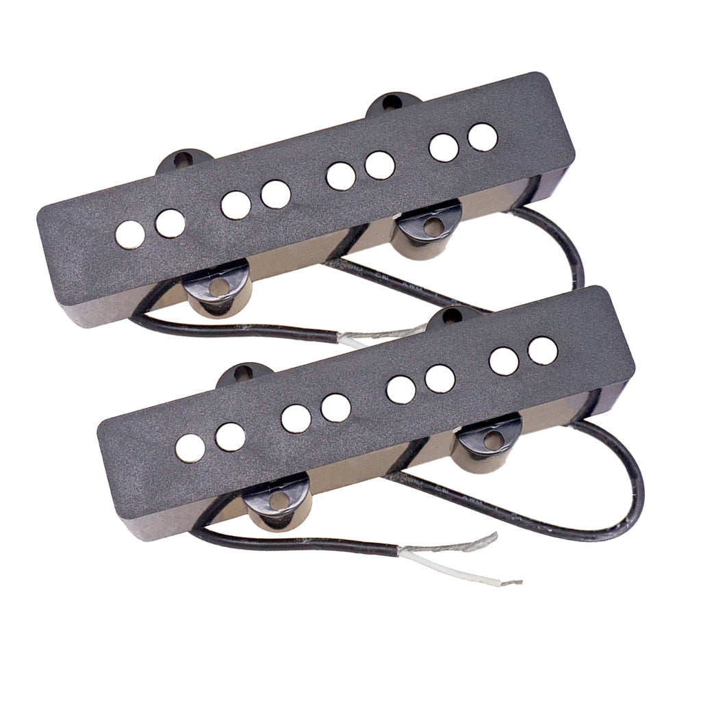 2 Pieces Black Humbucker Pickup for 4 String Jazz Bass