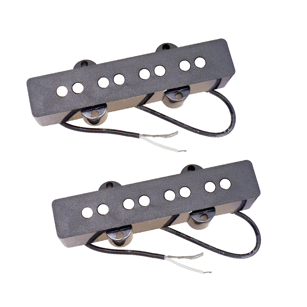 2 Pieces Black Humbucker Pickup for 4 String Jazz Bass