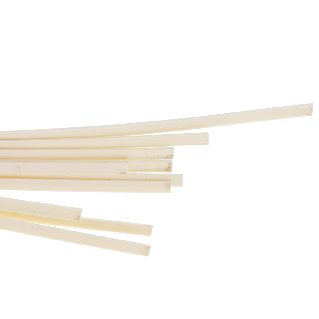 10 Pieces Guitar Binding Purfling Strips for Acoustic Guitar Beige Color