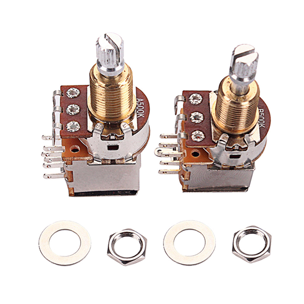 2 Piecew Control Pots Guitar Potentiometers