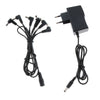 1 to 6 Way Guitar Effect Pedals Power Supply Cable + Adapter (EU Plug)