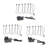 1 to 6 Way Guitar Effect Pedals Power Supply Cable + Adapter (EU Plug)