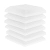 6 Pieces Sound Stop Acoustic Foam Panel Soundproofing Board  Pad White