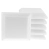 6 Pieces Sound Stop Acoustic Foam Panel Soundproofing Board  Pad White