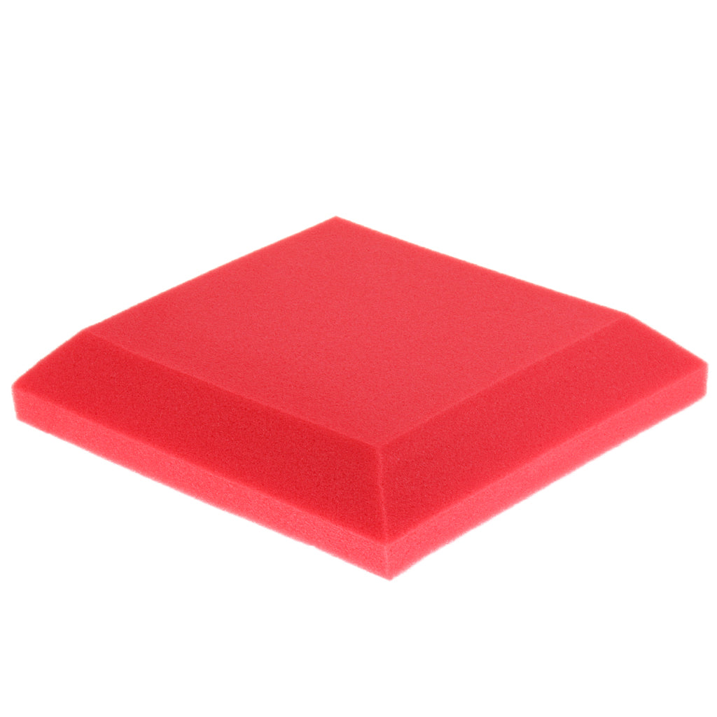 6 Pieces Sound Stop Acoustic Foam Panel Soundproofing Board  Pad Red