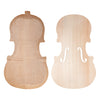 1 Set Wood Unfinished Violin Kits Fiddle Panel Back 4-4