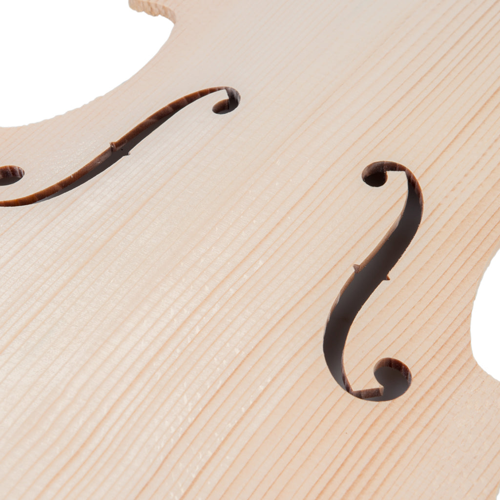 1 Set Wood Unfinished Violin Kits Fiddle Panel Back 1-8