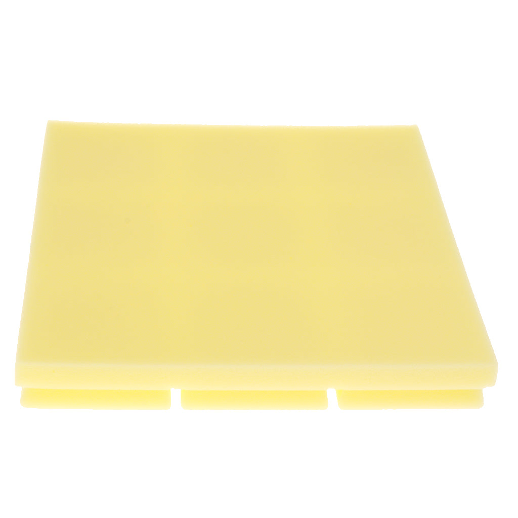 6 Pcs Sound Absorption Foam Panel Studio Soundproofing Foam for KTV Yellow