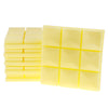 6 Pcs Sound Absorption Foam Panel Studio Soundproofing Foam for KTV Yellow