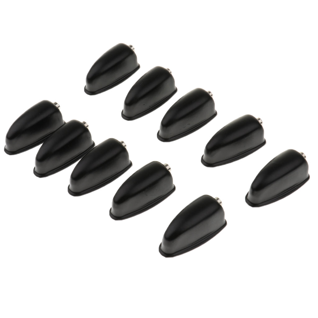 10 Pieces Drum Lug Bass Drum Hooks Percussion Instrument Parts Black