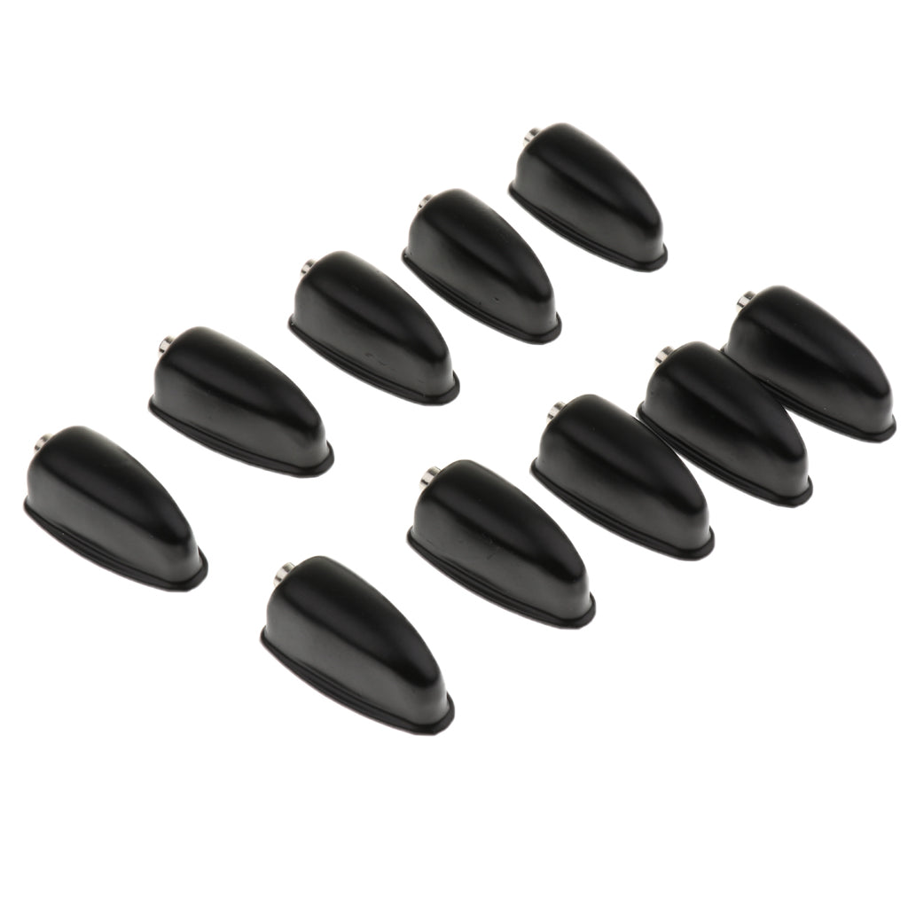 10 Pieces Drum Lug Bass Drum Hooks Percussion Instrument Parts Black