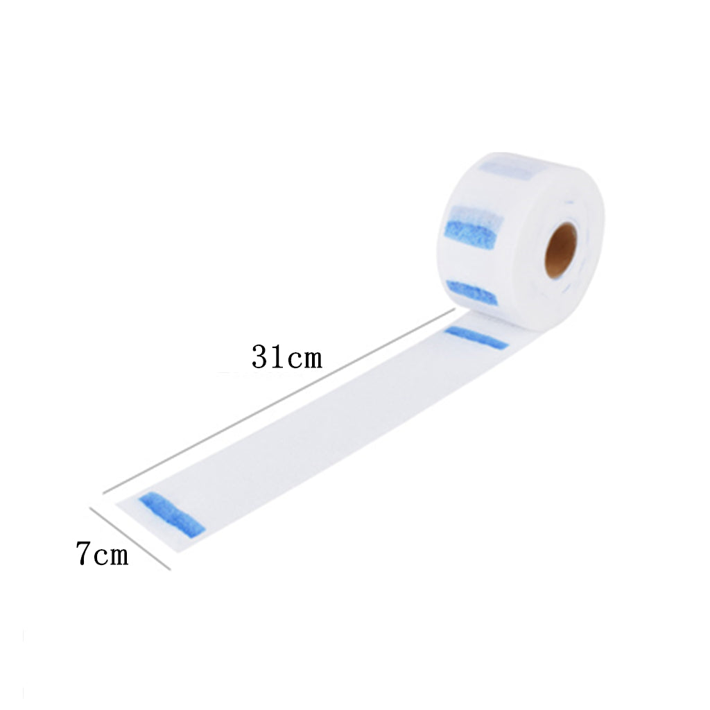 5 Rolls Disposable Neck Ruffle Paper Strip Tissue for Salon Beauty Barbers