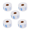 5 Rolls Disposable Neck Ruffle Paper Strip Tissue for Salon Beauty Barbers