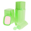 5 Pieces Portable Toothbrush Travel Case Box Wash Gargle Cup Set Green