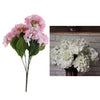 Artificial Hydrangea Silk Flower Bouquet Home Garden Decor White