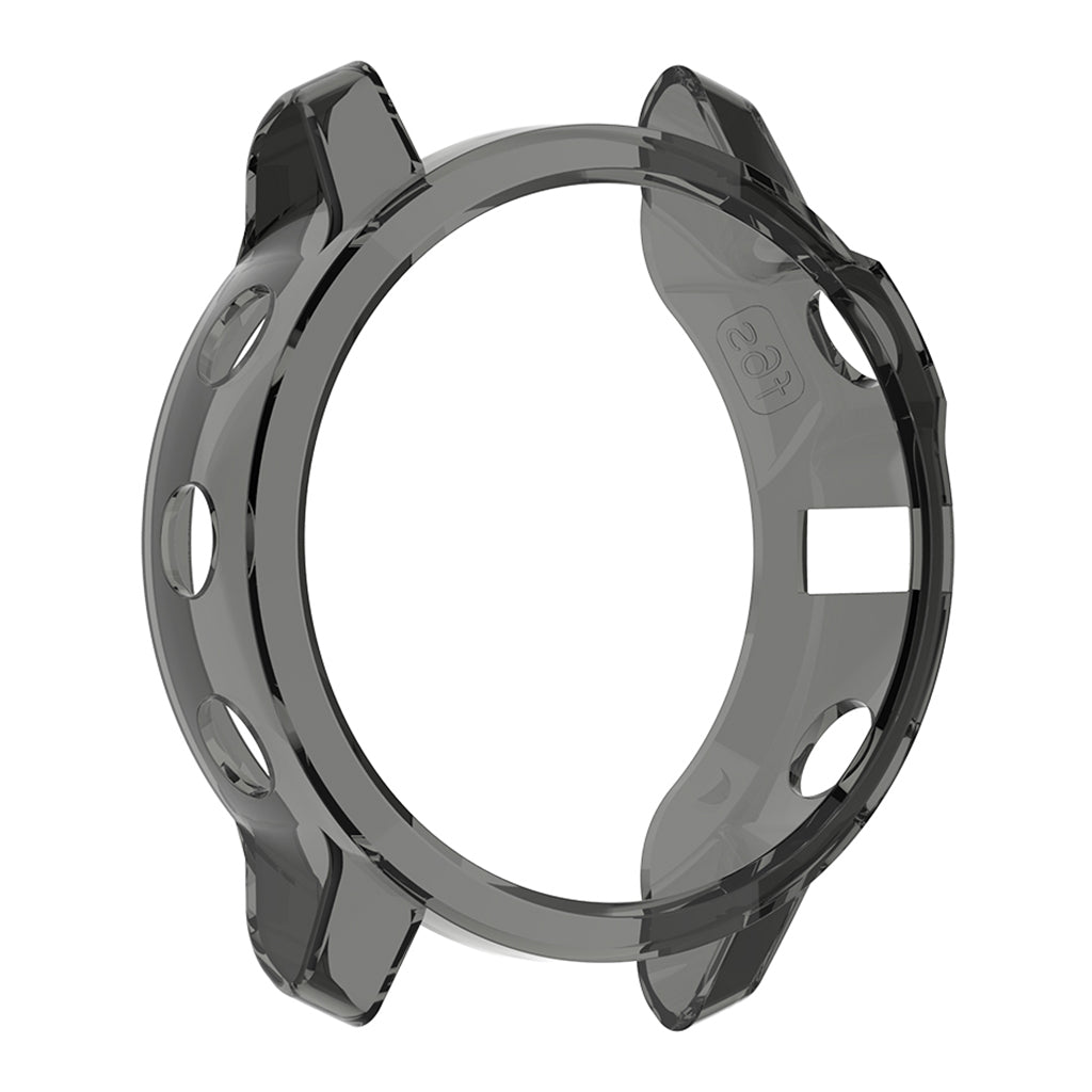 Silicone Full Cover Screen Protective Case For Garmin Fenix 6s 45mm Black