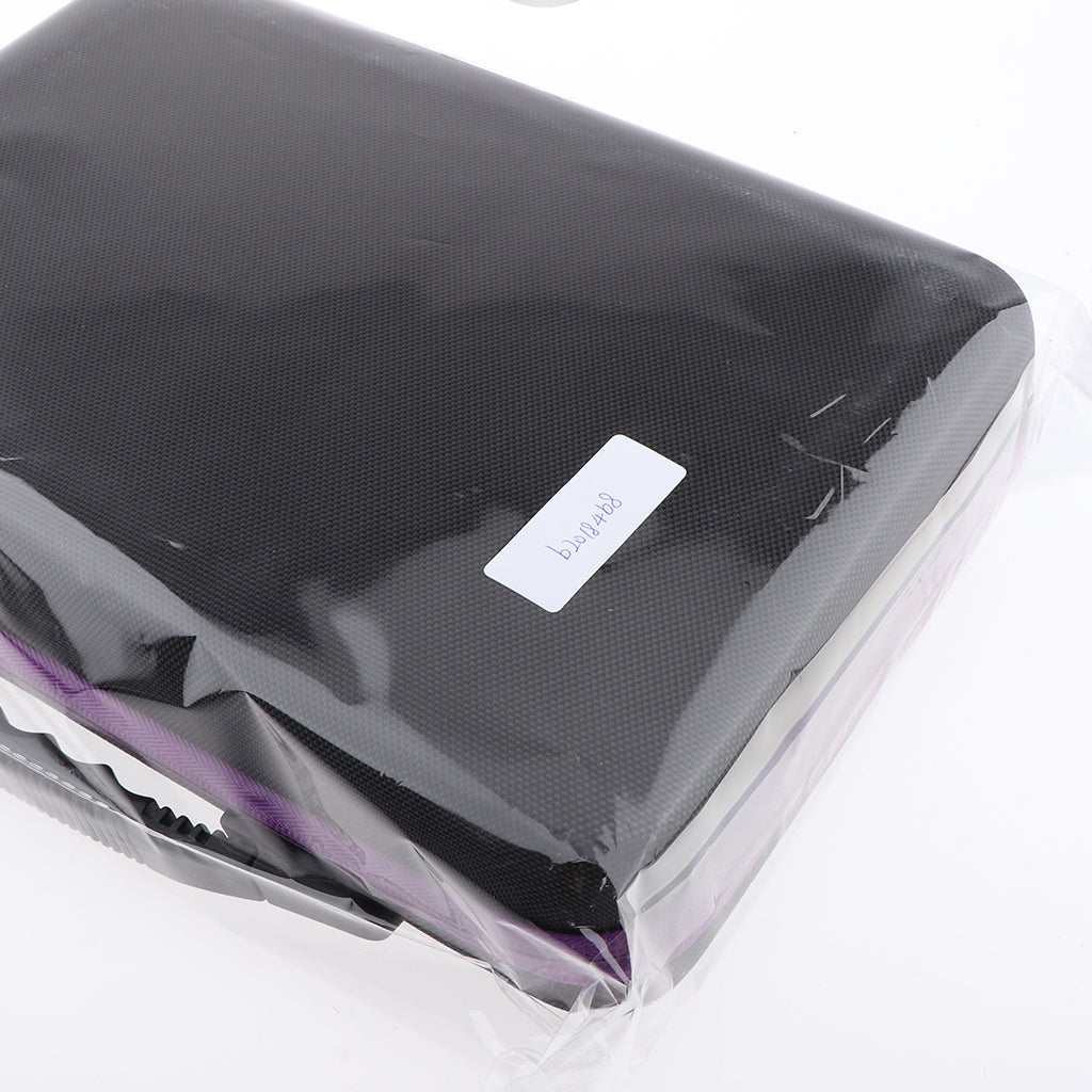 60 Slots EVA Case Bag for Cosmetic Bottles - 5ml,10ml,15ml  Purple Stripe