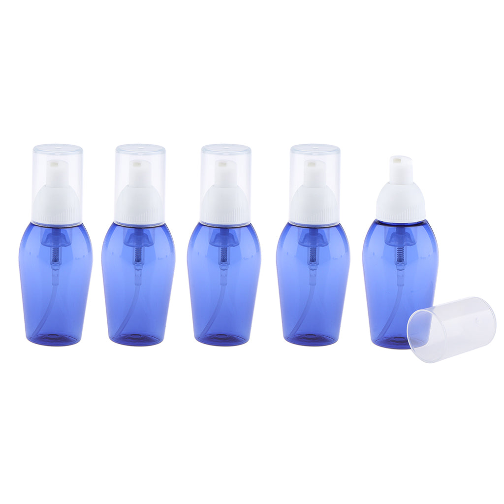 5x Foaming Soap Dispenser Pump Bottle Makeup Cosmetic Bottles 80ml Jar Shape