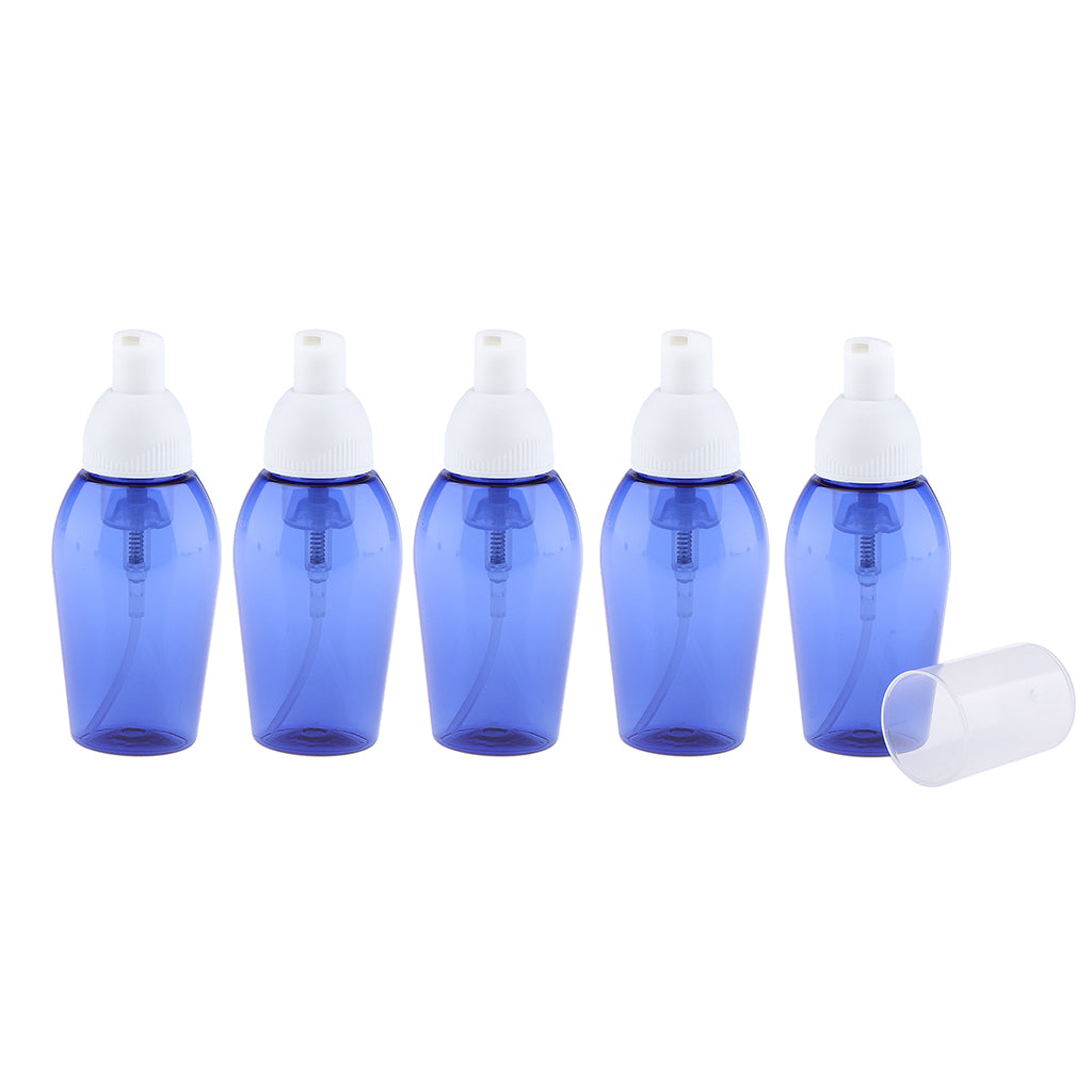 5x Foaming Soap Dispenser Pump Bottle Makeup Cosmetic Bottles 80ml Jar Shape