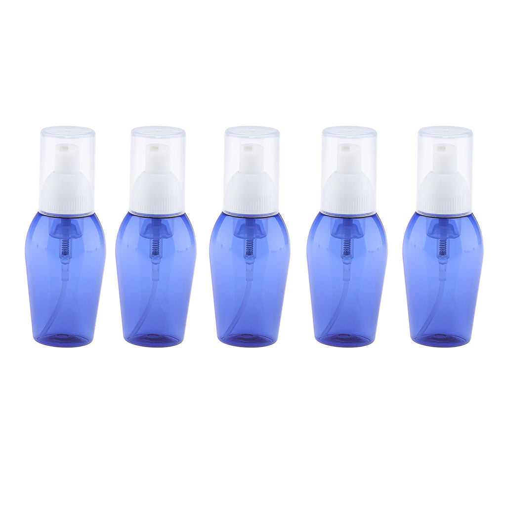 5x Foaming Soap Dispenser Pump Bottle Makeup Cosmetic Bottles 80ml Jar Shape