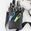 PU Barber Scissors/Shears Waist Bag Combs Clips Holder Pouch Black