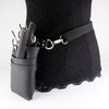 PU Barber Scissors/Shears Waist Bag Combs Clips Holder Pouch Black