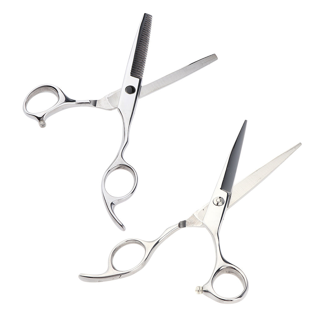 Stainless Steel Hair Cutting Scissors / Shears for Barbers Flat Cut Slice